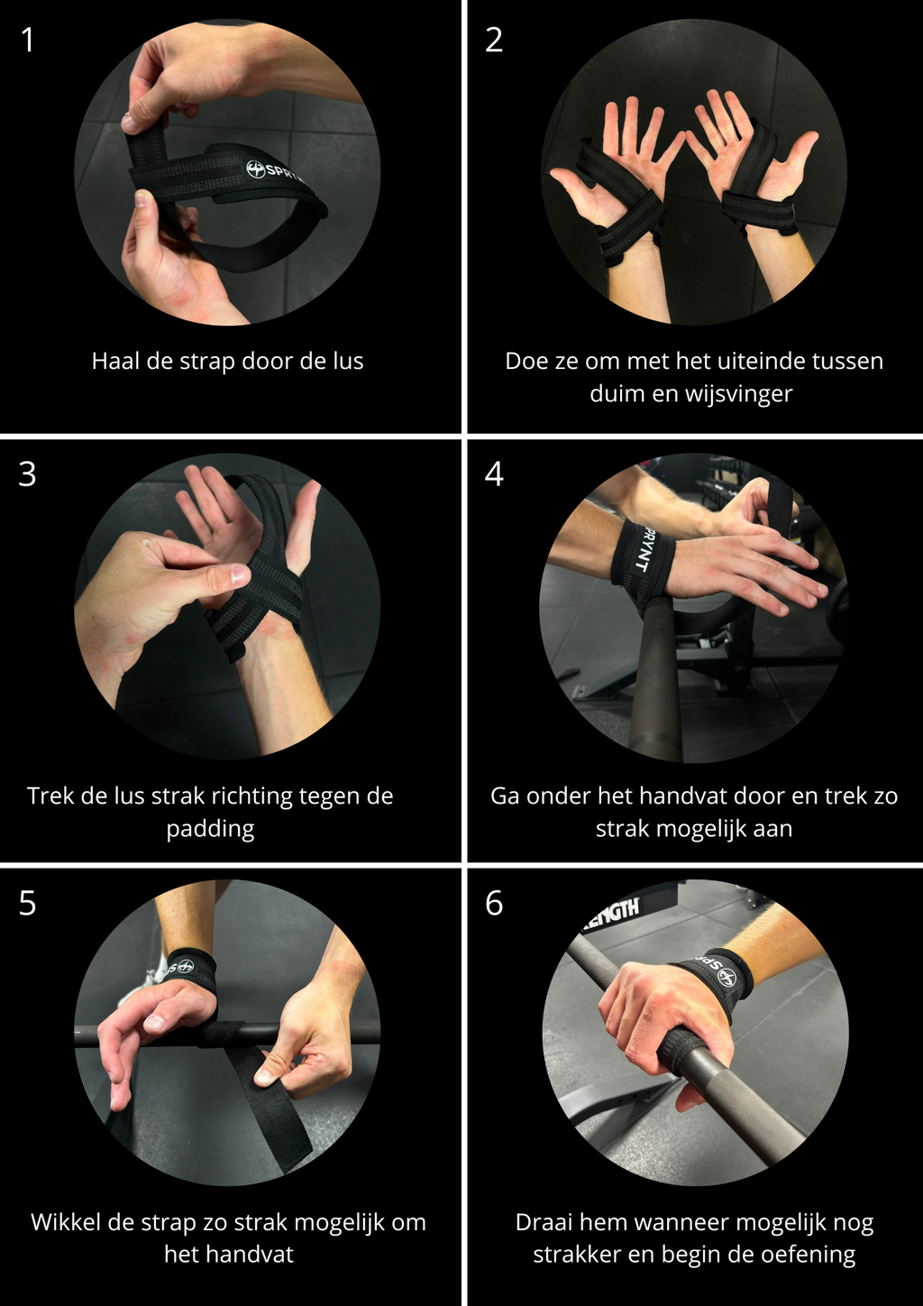 SPRYNT Lifting Straps